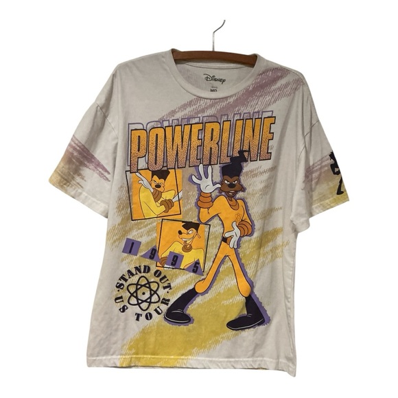 Disney Other - Disney Powerline Stand Out Tour 1995 Graphic T-Shirt Men’s Medium A Goofy Movie